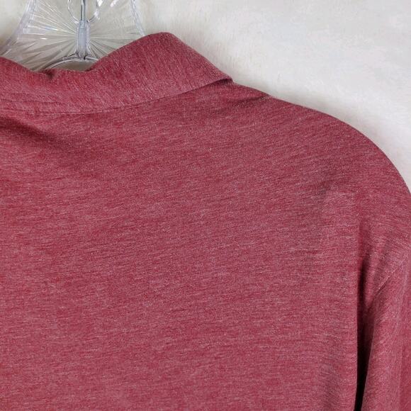 Patagonia Men’s Brick Red Organic Cotton Short Sleeve Casual Polo Shirt Size XL - Picture 7 of 8